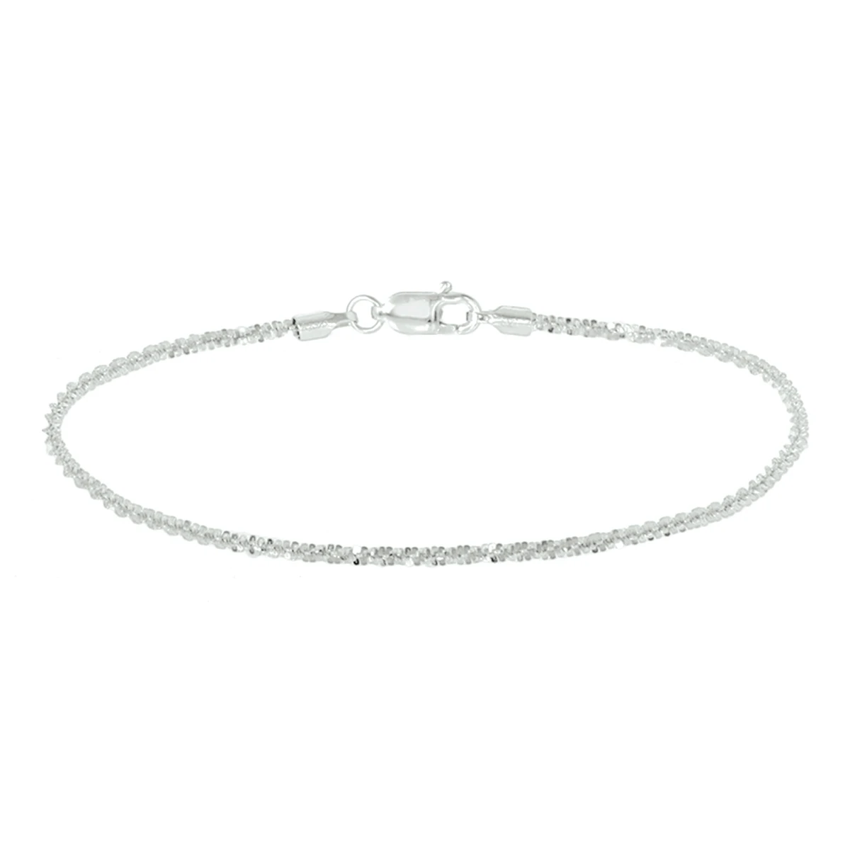 armband fantasie 1,8 mm zilver wit