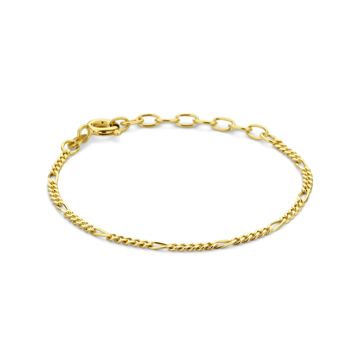 armband figaro 1,8 mm 14K geelgoud