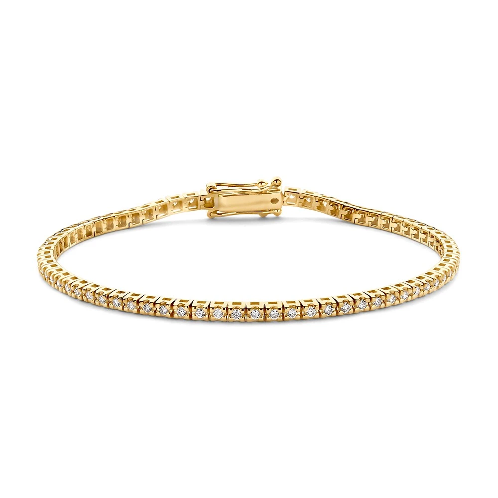 Armband geel briljant 1,00 crt.