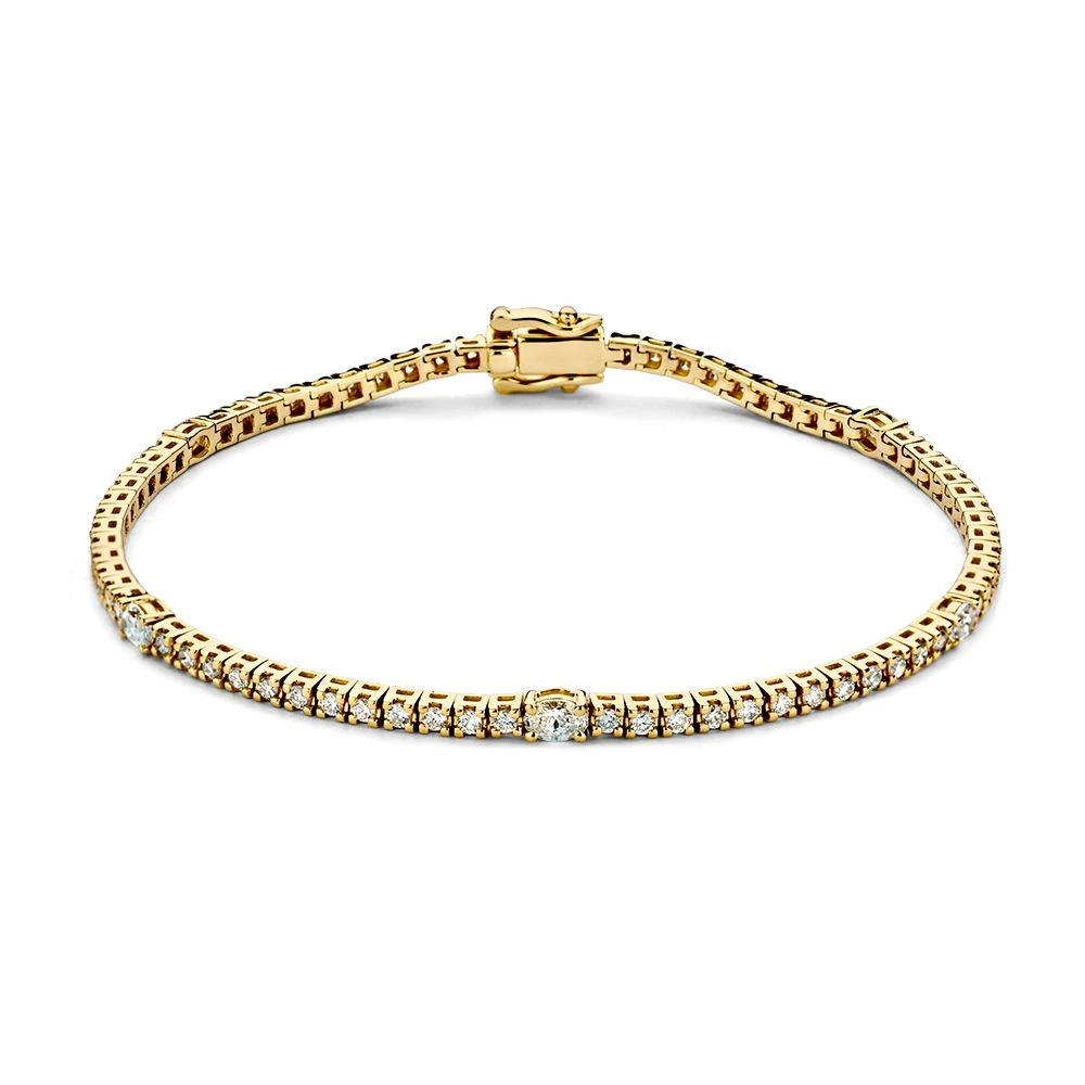 Armband geel briljant 1.80crt.