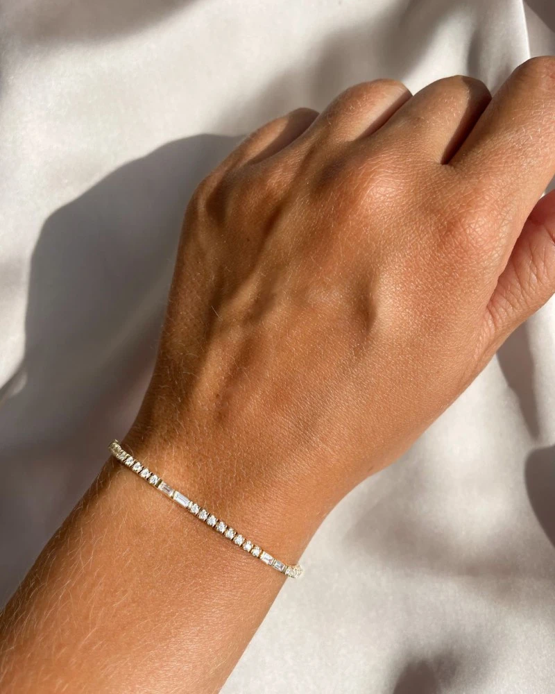 Armband geel briljant 1.90crt.