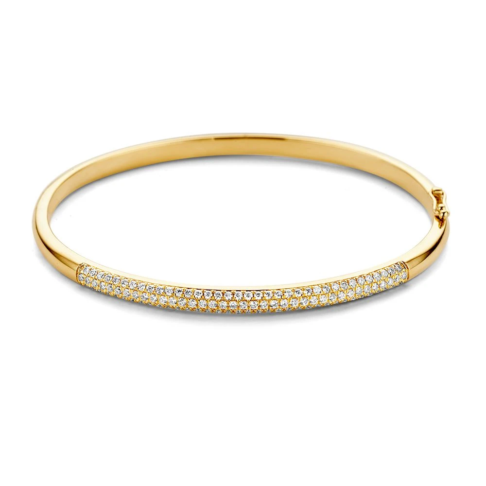Armband geelgoud briljant 1,00 crt.