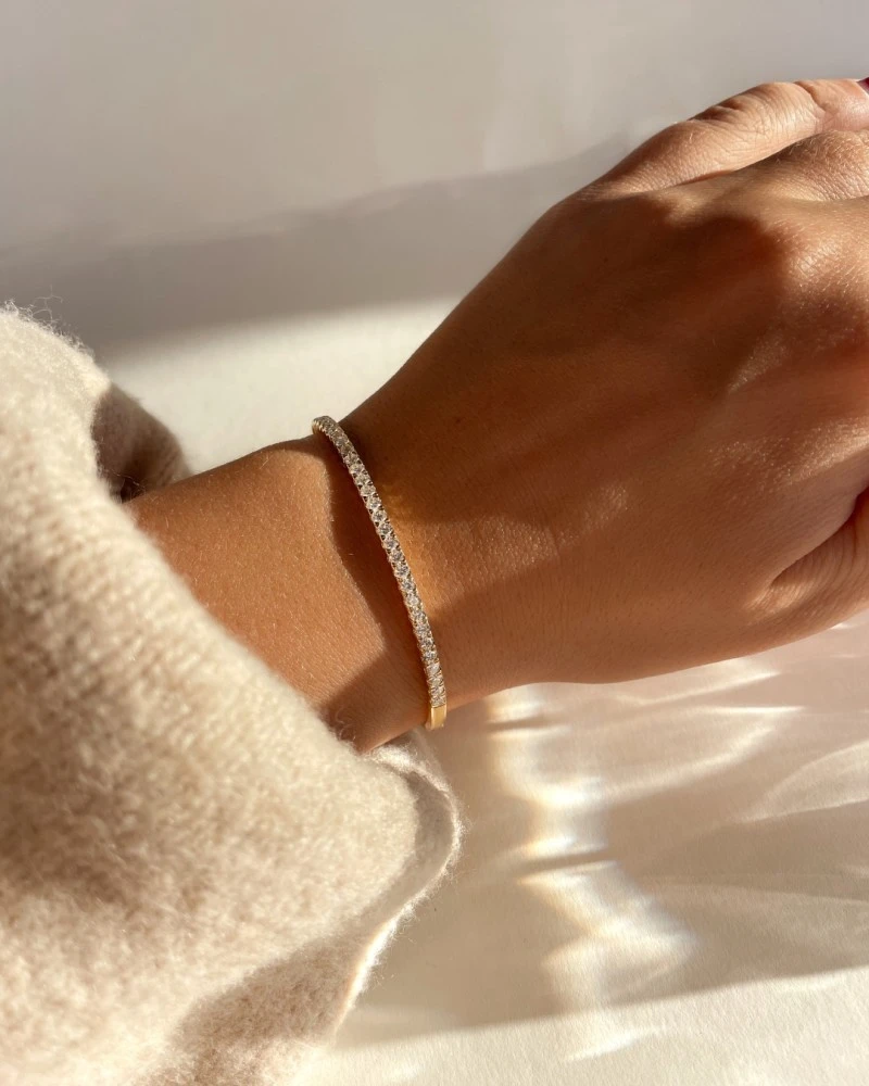 Armband geelgoud briljant 1,56 crt.