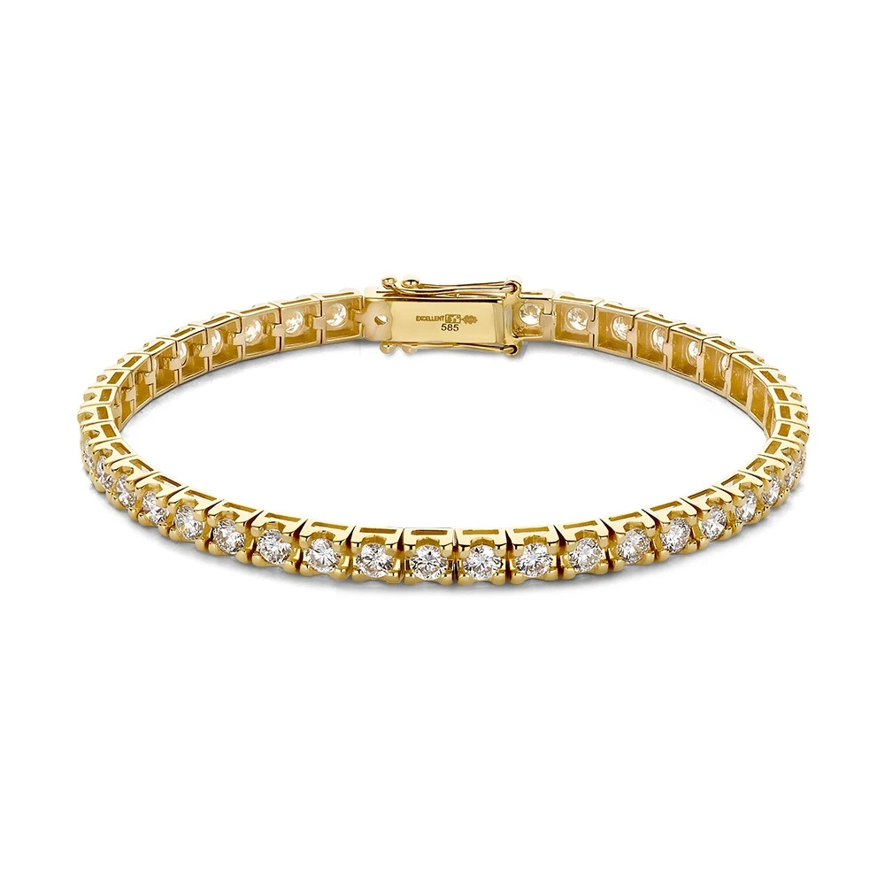 Armband geelgoud briljant 5.00 crt.