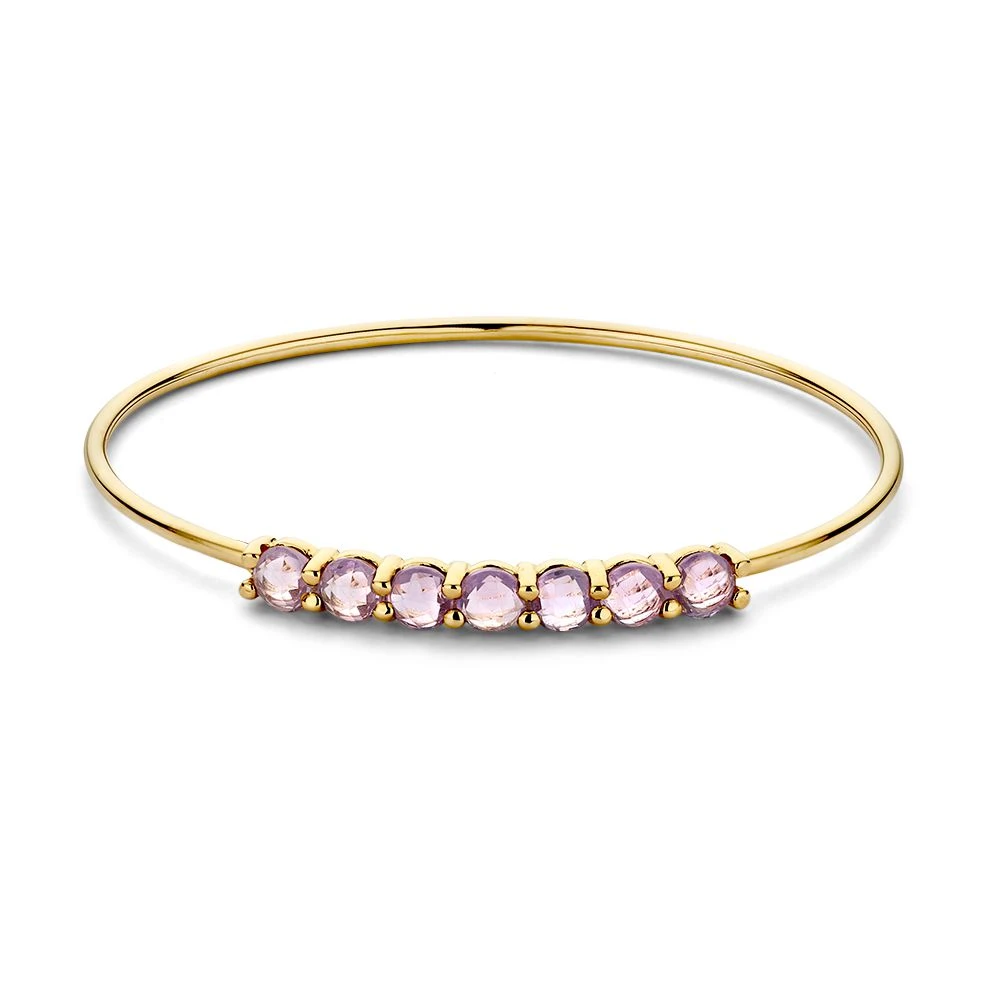 Armband geelgoud edelsteen
