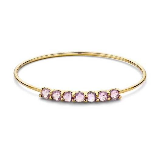 Armband geelgoud edelsteen