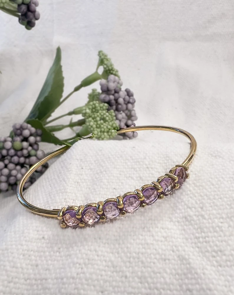 Armband geelgoud edelsteen