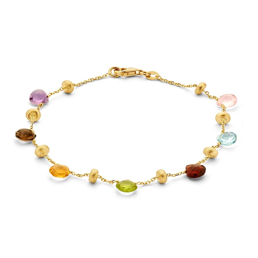 Armband geelgoud edelsteen