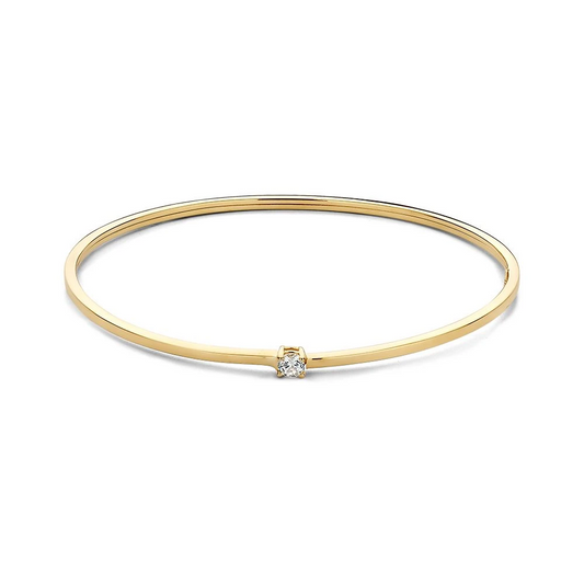Armband geelgoud zirkonia