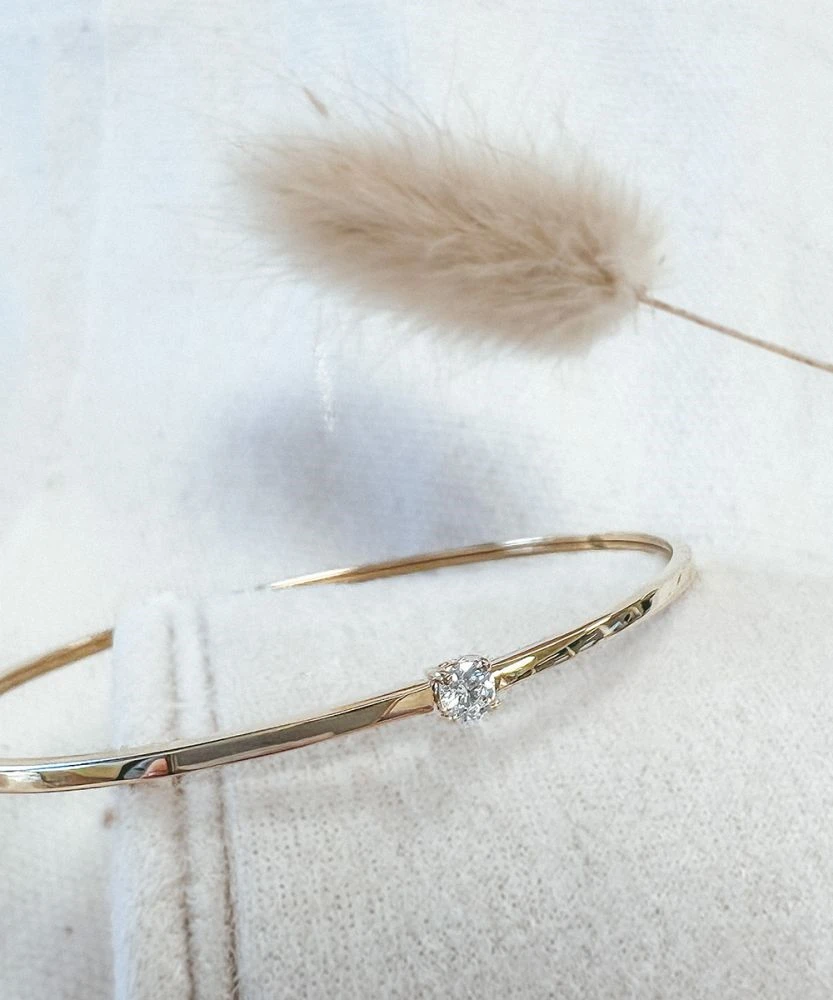 Armband geelgoud zirkonia