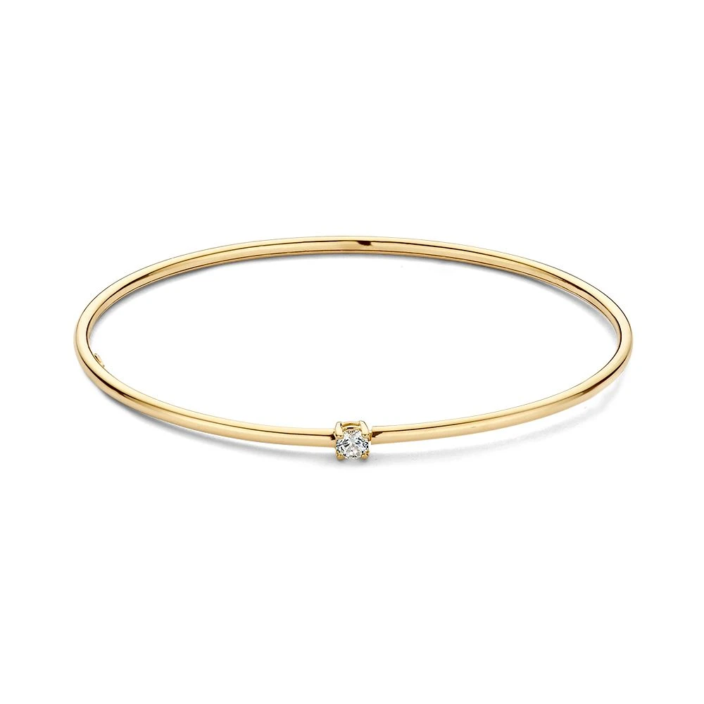 Armband geelgoud zirkonia