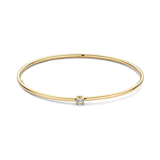 Armband geelgoud zirkonia