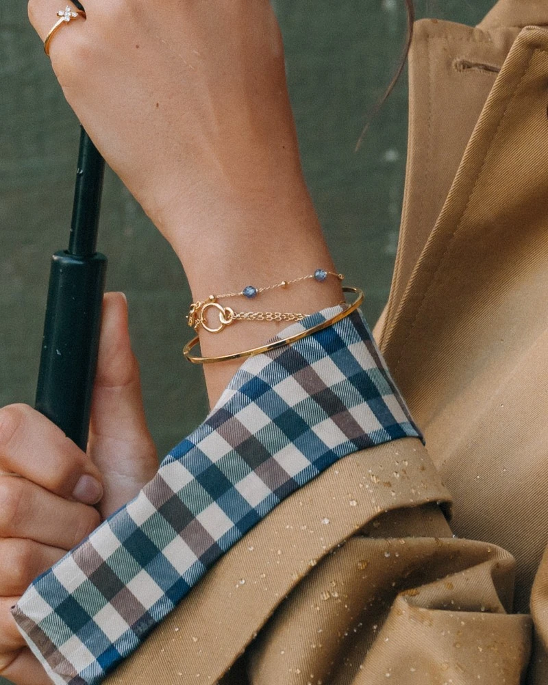 Armband geelgoud zirkonia