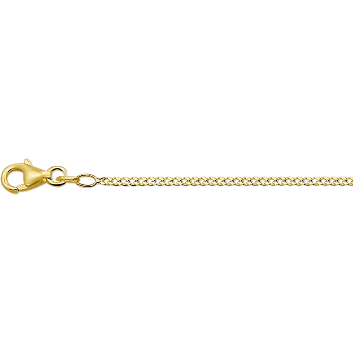 gourmette 1,7 mm 14K geelgoud