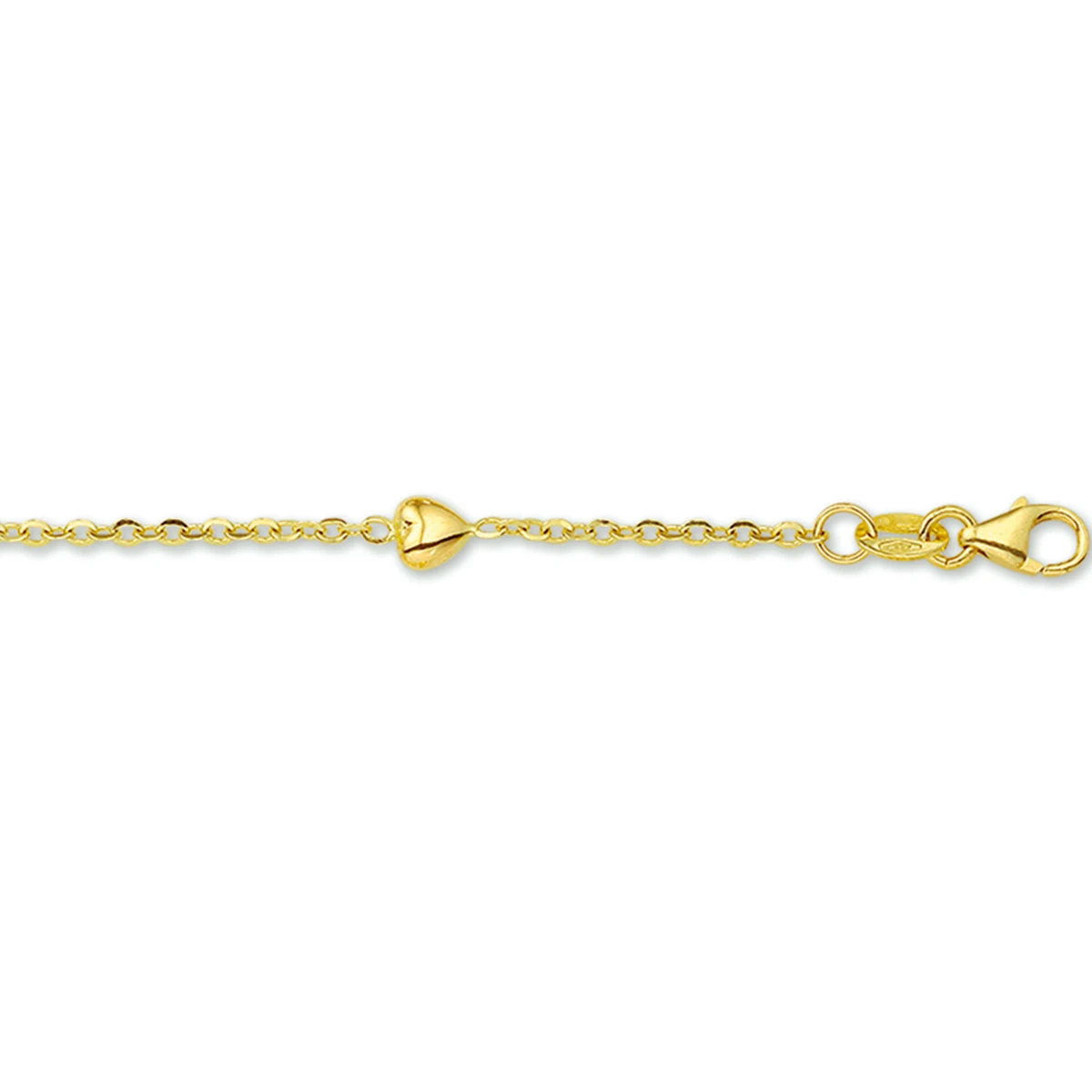 armband hart 14K geelgoud