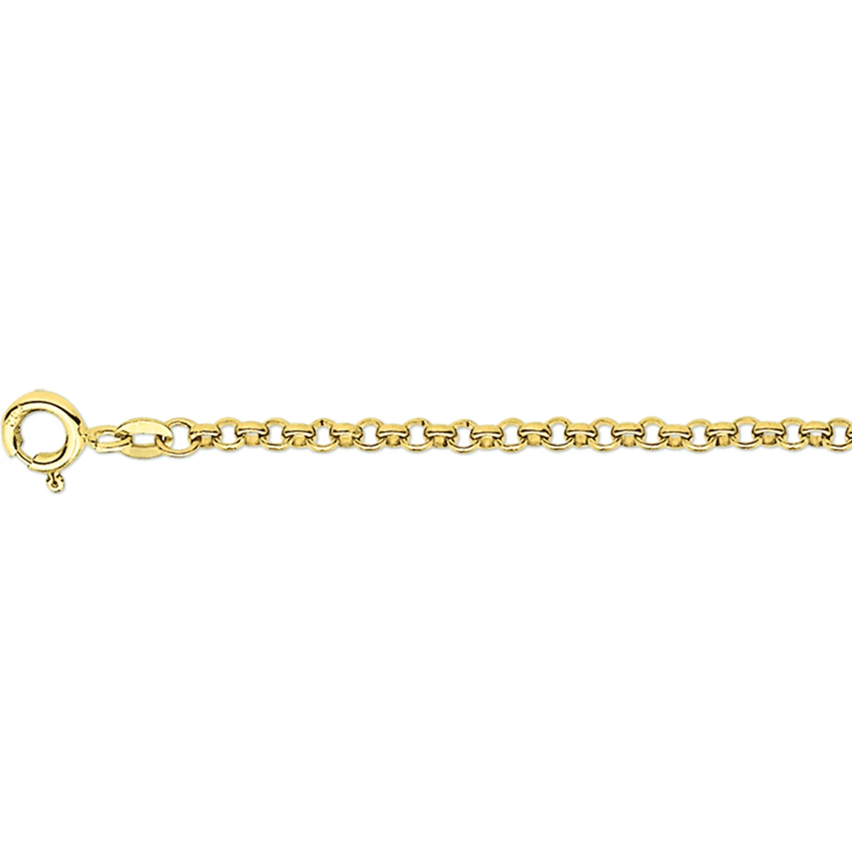 armband jasseron 2,5 mm 14K geelgoud