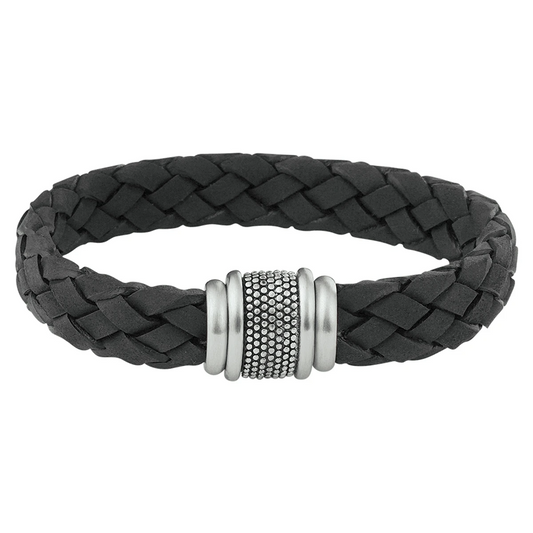 armband leer edelstaal