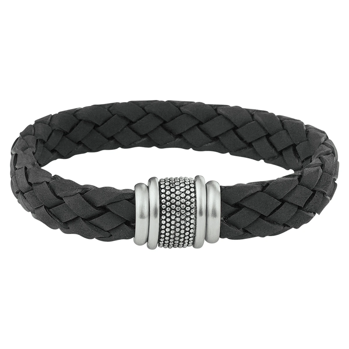 armband leer edelstaal