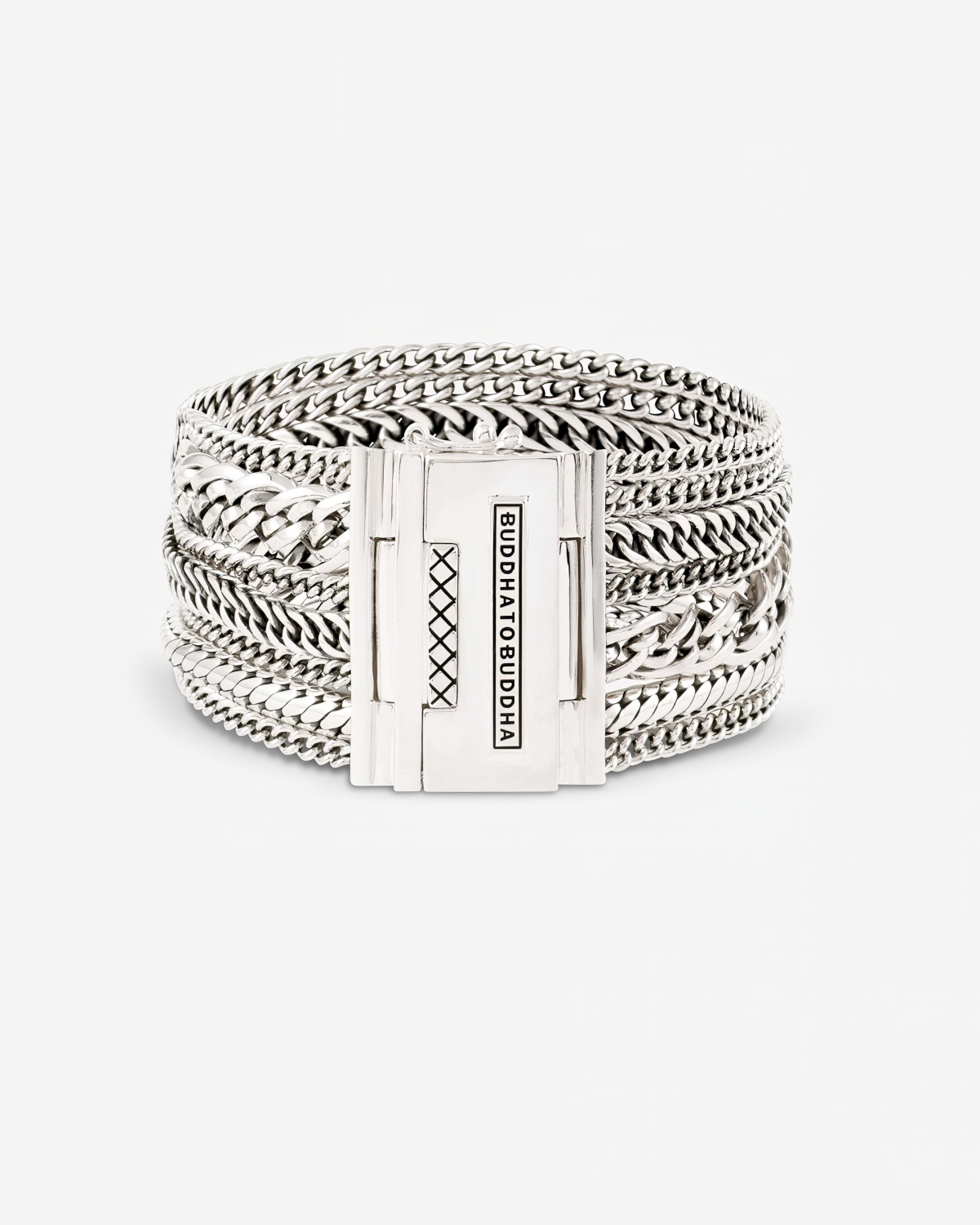 124 C+ - Multi Chain Nathalie Bracelet Silver