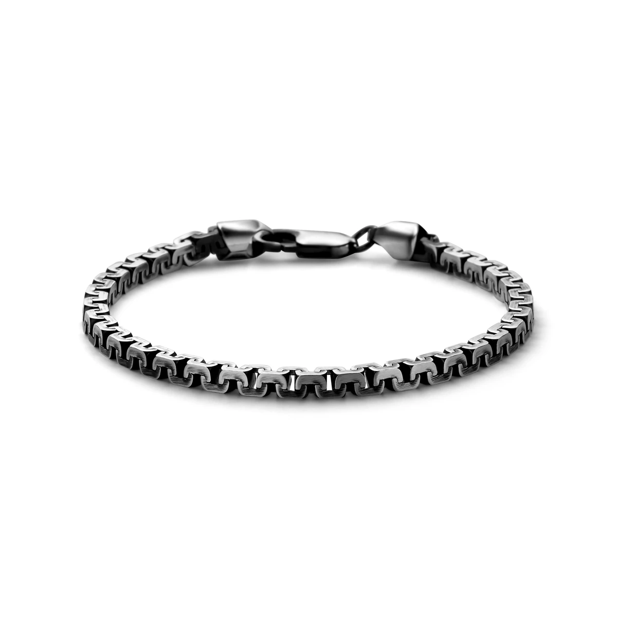 armband oxi 3,5 mm zilver geoxideerd