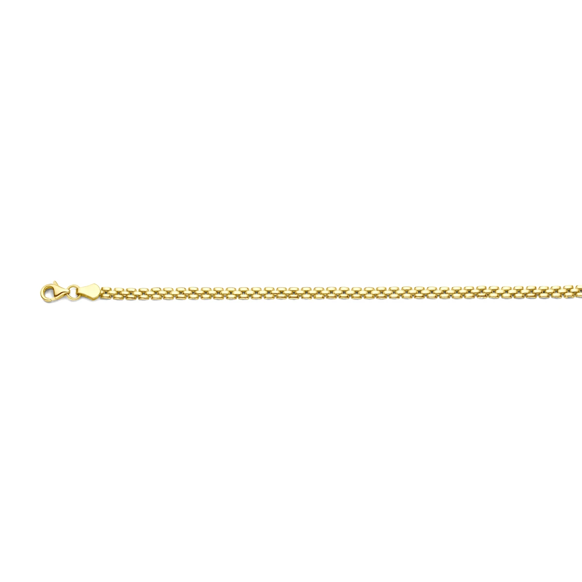 armband panter 3,0 mm 14K geelgoud