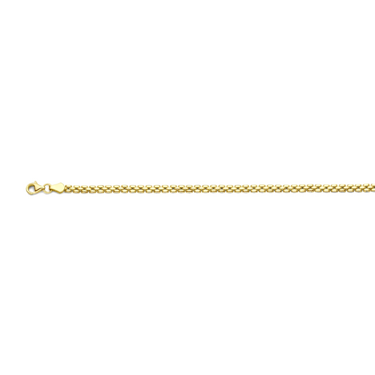 armband panter 3,0 mm 14K geelgoud