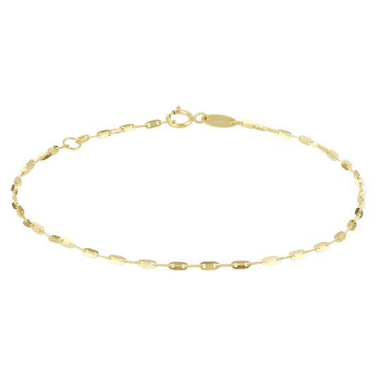 armband plaatjes 1,5 mm 16 - 17 - 18 cm 14K geelgoud