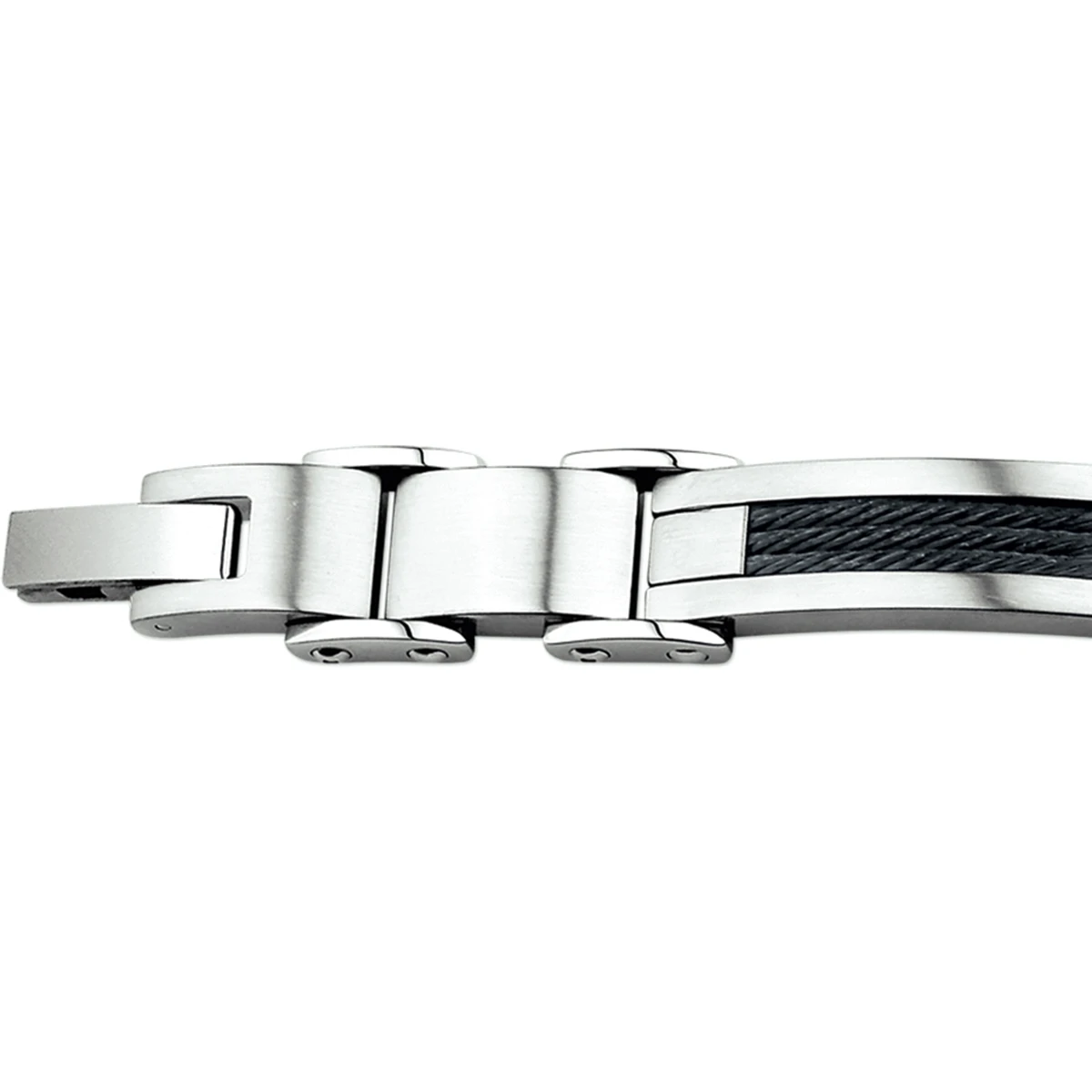 armband poli/mat 14,5 mm 21 cm edelstaal