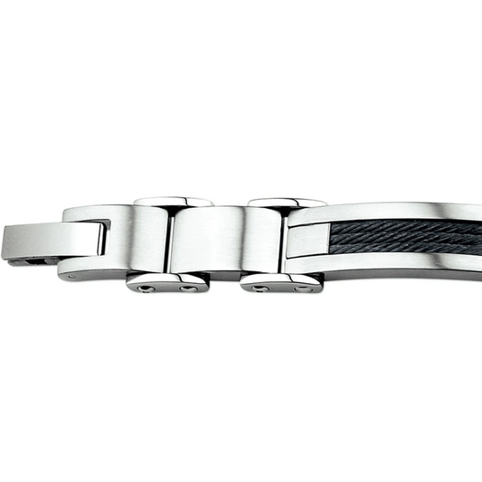armband poli/mat 14,5 mm 21 cm edelstaal