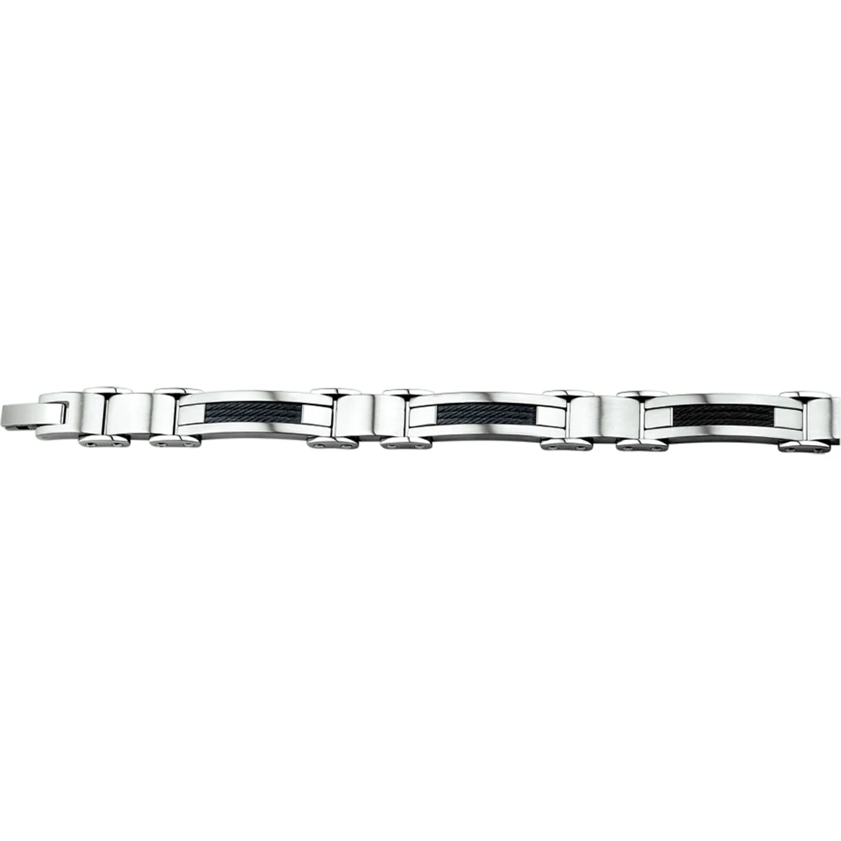 armband poli/mat 14,5 mm 21 cm edelstaal