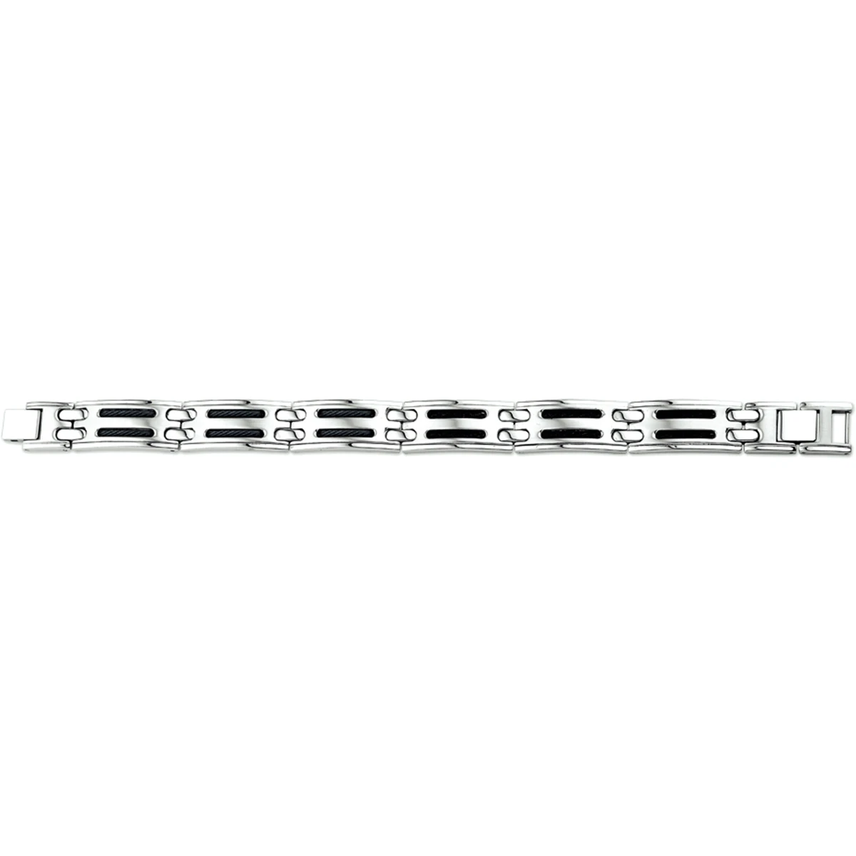armband poli/mat 21 cm edelstaal