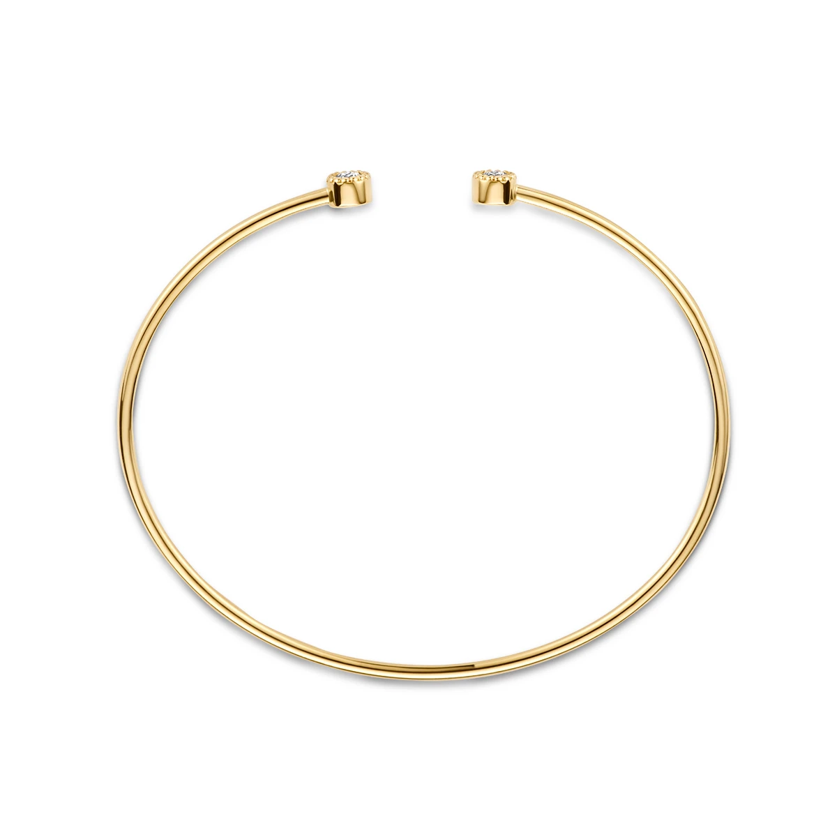 armband spang 0.19ct h si 14K geelgoud