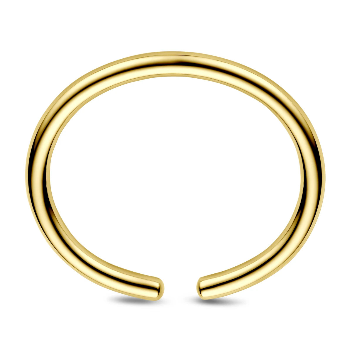 armband spang 6 x 62 mm 14K geelgoud