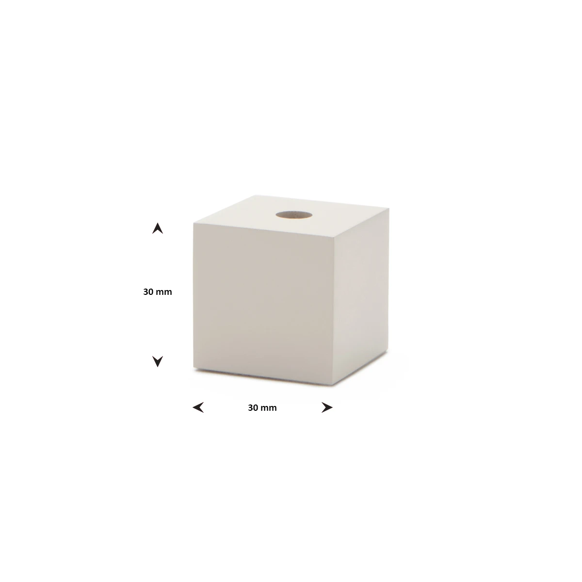 armband standaard beige zonder beugel 30 x 30 x 30 mm pos materialen