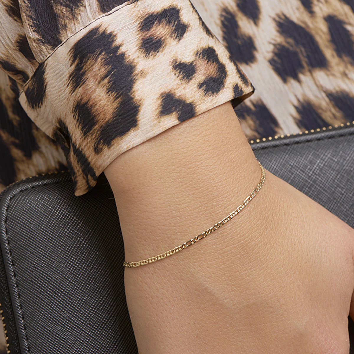 armband valkenoog 1,9 mm 14K geelgoud