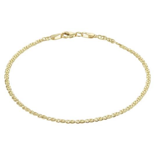 armband valkenoog 1,9 mm 14K geelgoud
