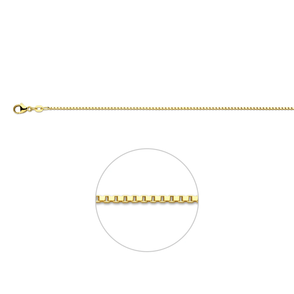 venetiaans 1,2 mm 14K geelgoud