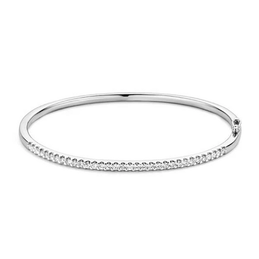 Armband witgoud briljant 0,96 crt.