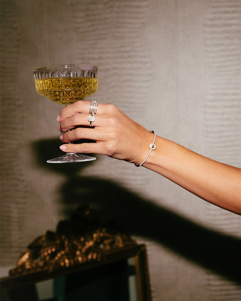 Armband witgoud briljant 1,18 crt.