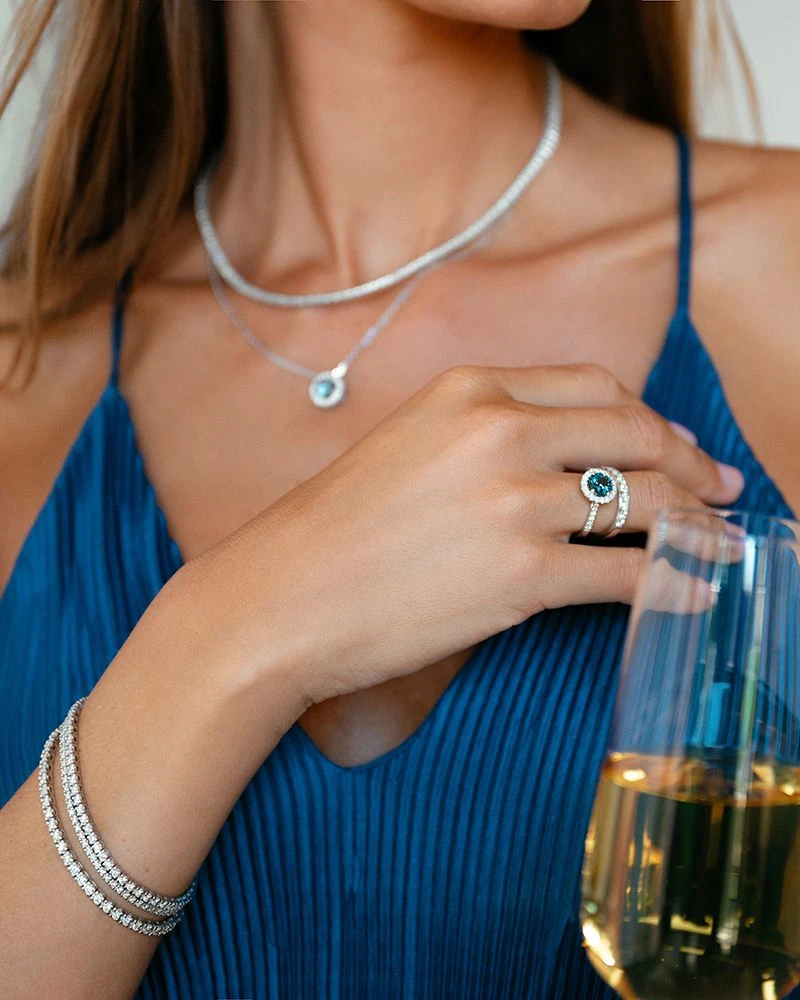 Armband witgoud briljant 2,00 crt.