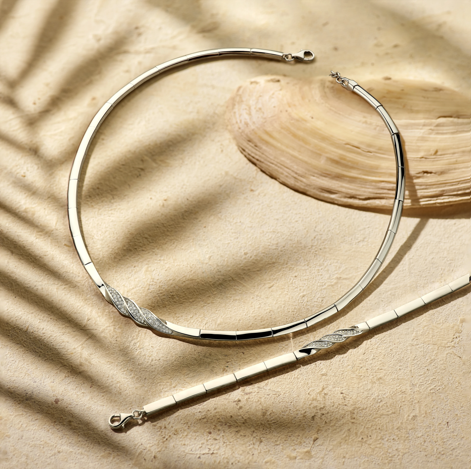 armband zirkonia 5,7 mm 18,5 cm zilver gerhodineerd