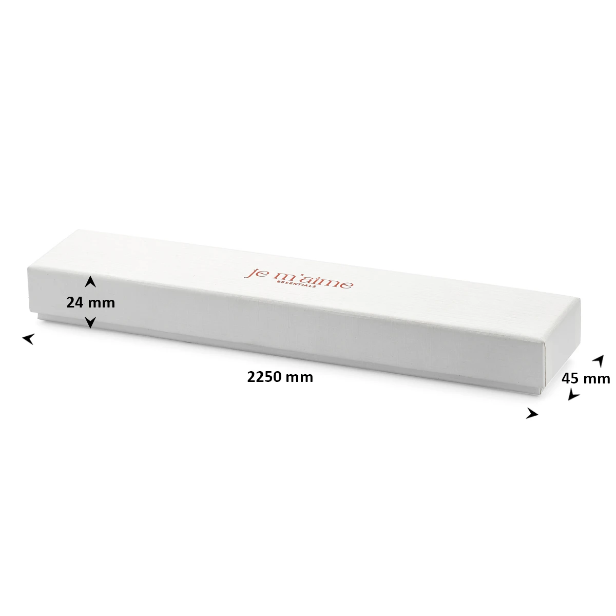 armbandendoosje je m'aime beige 225 x 45 x 24 mm toebehoren