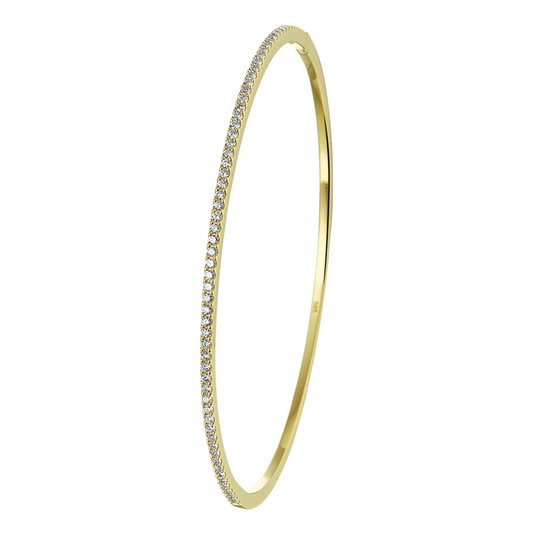 bangle diamant 0.61ct h si 1,5 x 60 mm 14K geelgoud