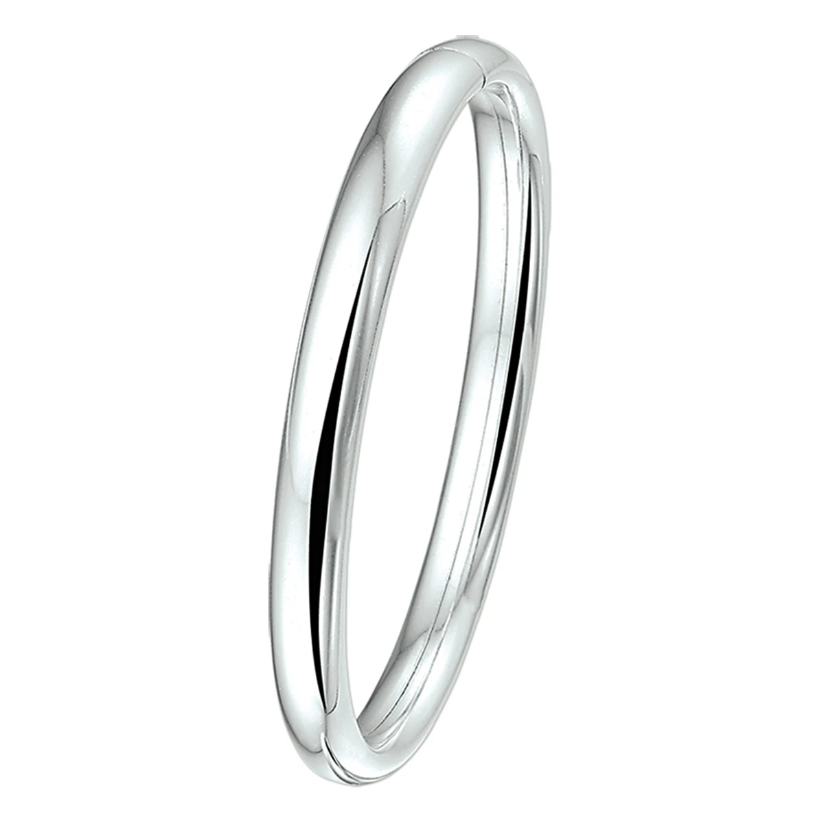 bangle dop ovale buis 8 x 60 mm zilver wit