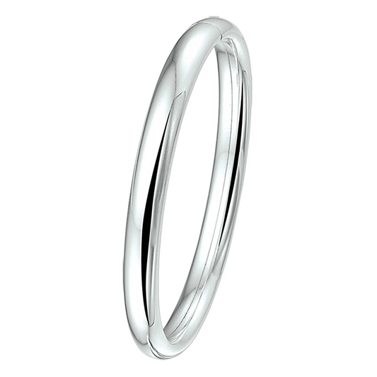 bangle dop ovale buis 8 x 60 mm zilver wit