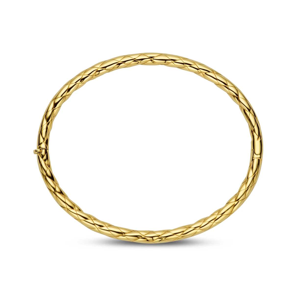 bangle scharnier 4,0 mm 60 mm 14K geelgoud