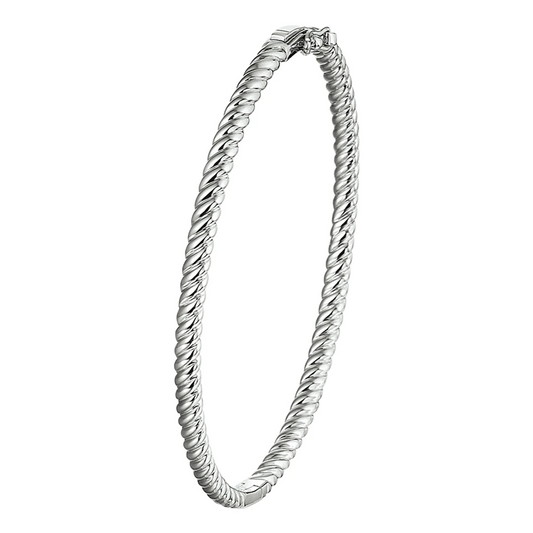 bangle scharnier 4,0 x 60 mm zilver gerhodineerd