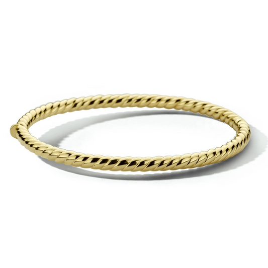 bangle scharnier 4,2 mm 60 mm 14K geelgoud