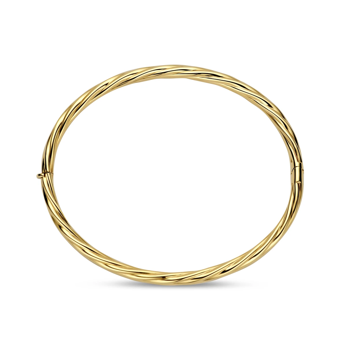 bangle scharnier 6,0 mm 60 mm 14K geelgoud