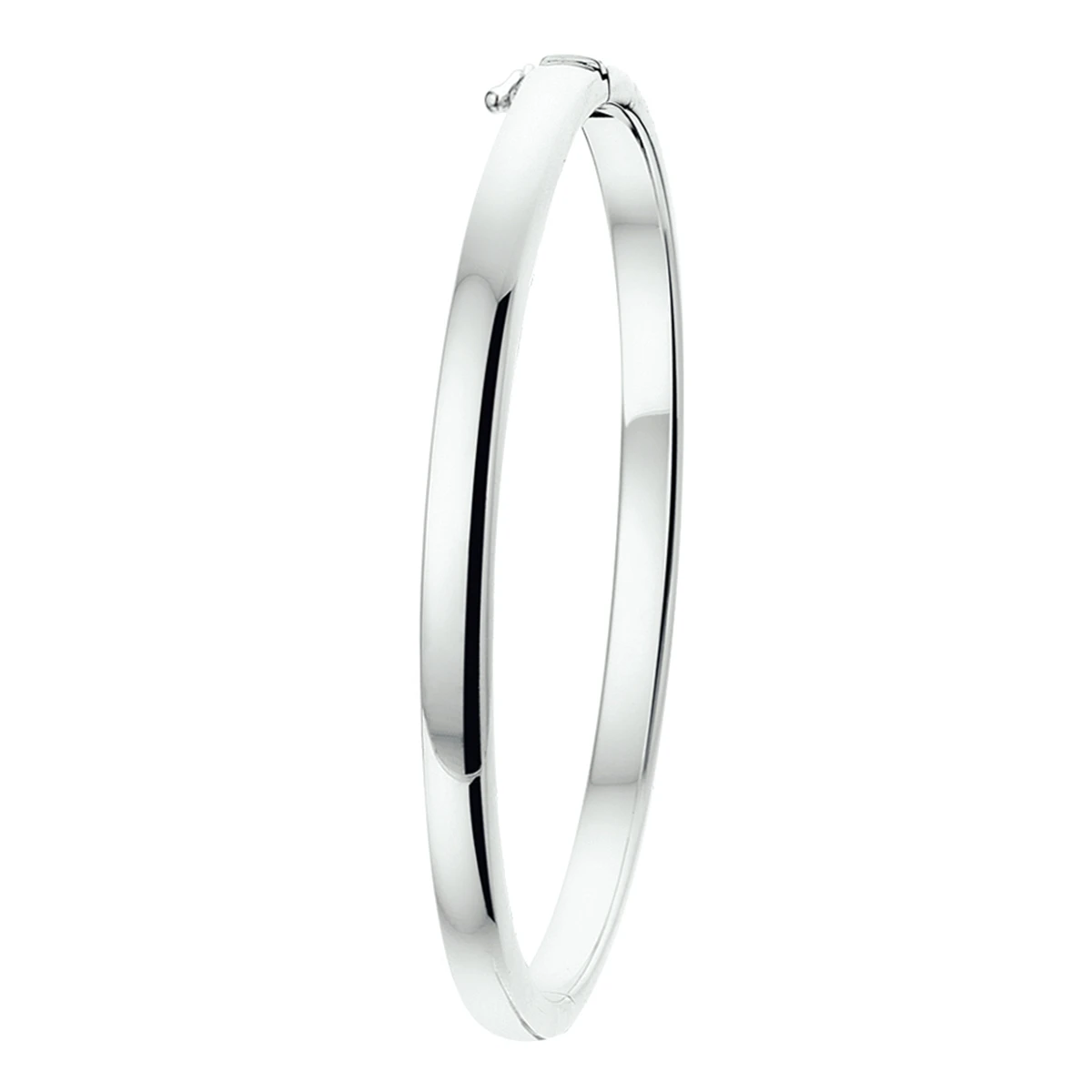 bangle scharnier bolle buis 4 x 60 mm zilver wit